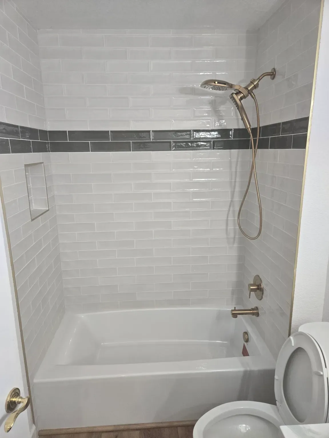 Shower Remodel work by Rising Starr Construction