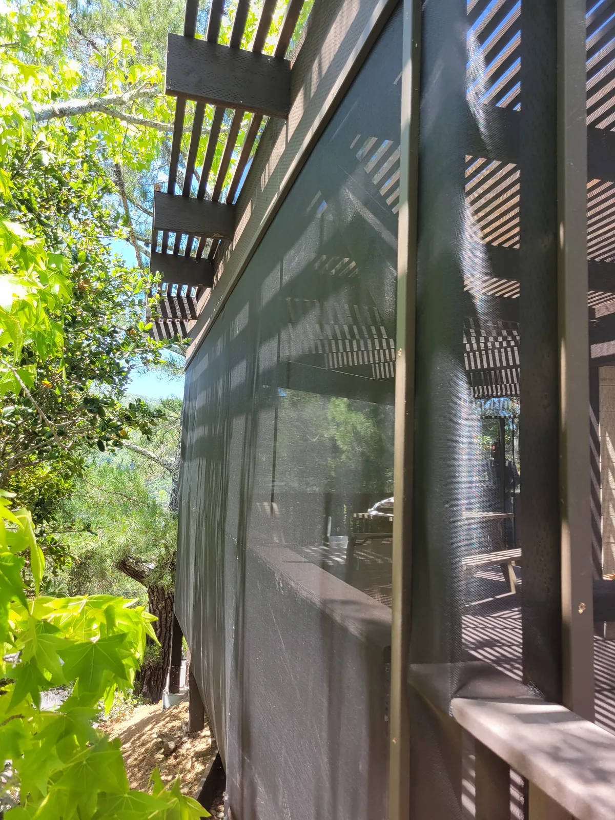Custom deck built for a Sonoma County home