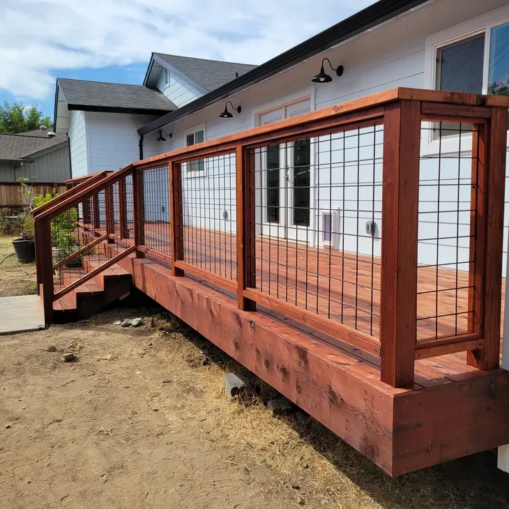 Porch Construction project by Rising Starr Construction