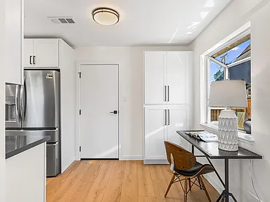 whole home remodel kitchen and desk nook